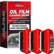 3pcs Car Glass Oil Film Remover Windshield Glass Oil Film cleaner Strong Stain Removal Glass Refreshing Coating Crystal Plating Agent