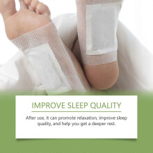 Bamboo Charcoal Foot Patches - Gentle Cleansing for Healthy Feet, 10 Pcs