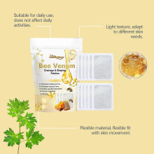 Nourishing Foot Patches with Bee Venom & Mugwort - Firm & Lighten Skin, 10pcs