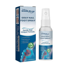 Gray Nail Foot Spray, Moisturize Clean Odor Gray Nails Soft Nails Dry Nail Care Spray