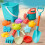 Kits de jouets de jeu de sable avec-14 morceaux de lac gr 2