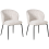 Beliani Set of 2 Dining Chairs ZANA Fabric Multicolour 4