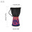 African Djembe Drum Professional Blue Flame 4 Inch 2