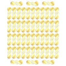 50 stuks vispropeller plakjes propeller pailletten-Gouden L