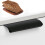 D-Handle Cabinet Pulls Black Aluminum Alloy 2-Pack 6
