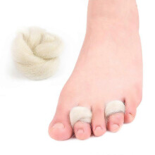 4 Bags Lambs Wool Toe Splint Cushions for Toes, Soft Feet Lams Wool Toe