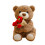 Rose Bear Toy Teddy with Red Rose 1 Piece 2