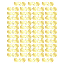 50Pcs Fishing Propellers Slices Lures Replacement Fly-Golden L
