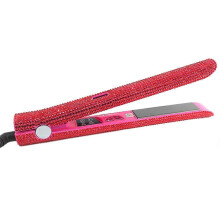 Professional Straightener and Curler, DORISILK Titanium flat iron Diamond Straightener, 2 in 1 straight curler