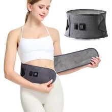 Heated Lumbar Belt, Graphene Electric Heating Belt, Back Heating Pad with 3 Temperature Levels, Against Back Pain & Sciatica