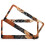 Cat and Maple Leaves License Plate Frames Aluminum 2-Pack 2