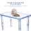 Hamster Platform Blue Material 1 Pack 6