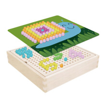 Mushrooms Wooden Board Toy Early Educational Cultivate Imagination Colorful Mushrooms Wood Board Game