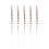 Christmas Tree Pendants Silver Lollipop Round Ball 5 pcs 2
