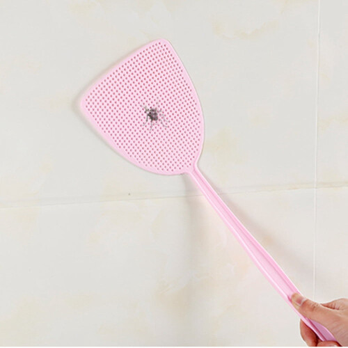 Pink Fly Swatter Plastic Heavy Duty 17.5 Inch 2