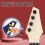 Classical Guitar Toy Blue 4-String Ukulele Simulation for 3