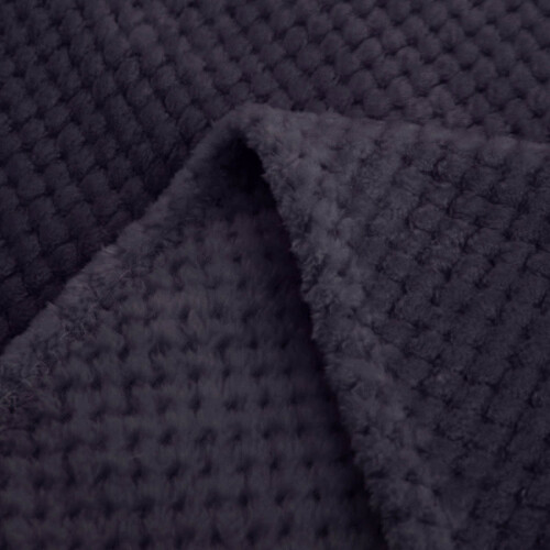 Purple Throw Blanket 39x59in Soft 3D Turtle Shell Jacquard 2
