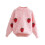 Pink Strawberry Embroidery Turtleneck Sweater 1T Soft Cotton 2
