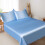 Ice Silk Bed Sheet Set 3-Piece Breathable Cool 4