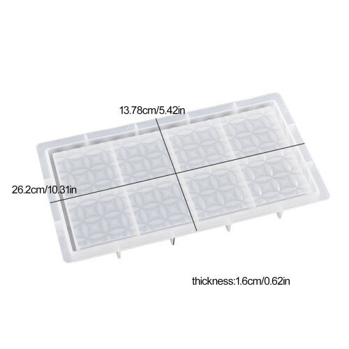 Silicone Plate Mold for Fruit and Epoxy Resin Casting 1