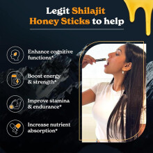 (30 pieces/can) Shilajit Honey Sticks, Mineral-Rich, Himalayan Shilajit Honey, Natural Energy Boost