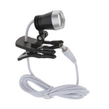 Clip Clamp LED Head Light Lamp for Binocular Loupes Glasses Hands-Free Illumination