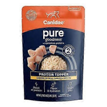 Canidae PURE Goodness Protein Topper for Dogs Shredded Chicken in Gravy, 12*3 Oz