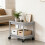 Rolling Plastic Storage Rack Multi-Layer with Wheels 1