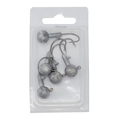 BE-TOOL Fishing Lures Fish Head Shape 5PCS Silver 7g