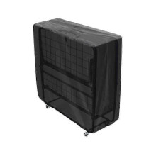 Folding Bed Dust Cover Outdoor Recliner Protector Black 99x38x114cm Waterproof