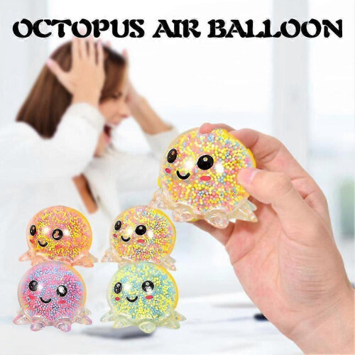 Anti Stress Ball Unbreakable Venting Glowing Octopus Toy Reliever Squeeze