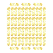 50 stuks vispropeller pailletten vliegbindset aas-Gouden S