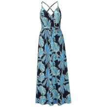 (XL, style 2) Women's Dresses Floral Adjustable Spaghetti Strap V Neck Boho Long Maxi Dress Summer Beach Dress