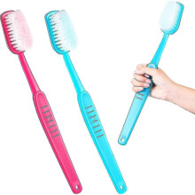 2 Pieces Giant Toothbrush Prop Large Novelty Toothbrushes Big Brush Fun Toy for Take Picture Comedy Party Favors Pet Grooming Brush (blue, Pink)-hy