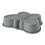 Butterfly Cake Pan Grey Silicone Non-Stick 12 pcs 6
