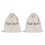 Hair Dryer Storage Bags Beige Drawstring 2 Pack 1