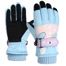 Kids Waterproof Warm Snow Mittens for Ages 5-8