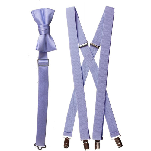 Bow Tie and Suspender Set Multiple Sizes Colors