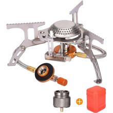 Portable Camping Gas Stove 3700W Foldable with Piezo