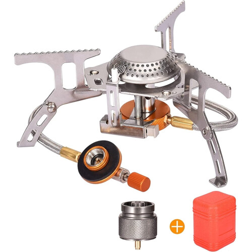 Portable Camping Gas Stove 3700W Foldable with Piezo