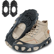 Msgweeeg Anti-Slip Spikes for Shoes – Heavy-Duty Ice/Snow