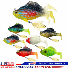 Pre-Rigged Jig Head Soft Fishing Lures Kit for Bass 6 Pack
