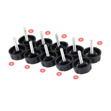 Fishing Reel Handle Screw Caps Non-Slip Universal 14mm 10pcs