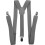 Solid Color Y-Back Suspenders Adjustable Elastic 1