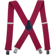 Men's Utility Suspenders Adjustable Elastic 2 Inch Wide X
