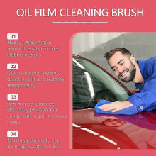3pcs Car Glass Oil Film Remover Windshield Glass Oil Film cleaner Strong Stain Removal Glass Refreshing Coating Crystal Plating Agent