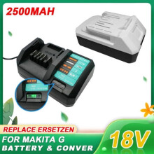 Makita BL1813G 2.5Ah Battery and DC18WA Charger Set