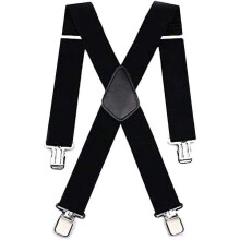 Men's X-Shaped Braces 5 cm Wide Adjustable Elastic with