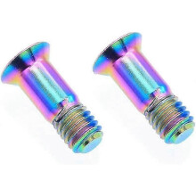 Thread Screws for Bicycle Rear Derailleur - Titanium Jockey Wheel Bolt Parts, MTB Bike Shifter Guide Roller Bolt, 2pcs M5\*14.2mm