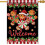 Christmas gingerbread house flag burlap 28x40 1